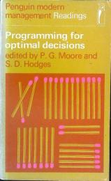Programming for optimal decisions 〈Penguin modern economics Readings〉