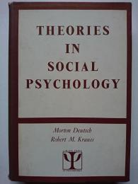 THEORIES IN SOCIAL PSYCHOLOGY