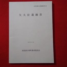 矢大臣遺跡 4　〈小野町埋蔵文化財調査報告 第8冊〉　【福島県】