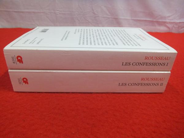 Les Confessions 告白 全2冊揃い 洋書 Jean Jacques Rousseau ジャン ジャック ルソー はなひ堂 古本 中古本 古書籍の通販は 日本の古本屋 日本の古本屋