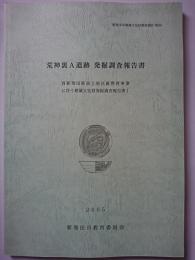 新発田市埋蔵文化財調査報告第30　荒神裏A遺跡発掘調査報告書 : 西新発田駅前土地区画整理事業に伴う埋蔵文化財発掘調査報告書 1　2005年