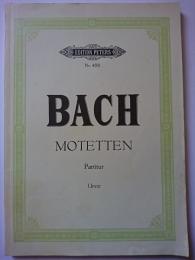 【楽譜】　BACH　MOTETTEN　〈EDITION PETERS Nr.4592〉