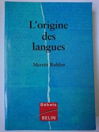 L'origine des langues