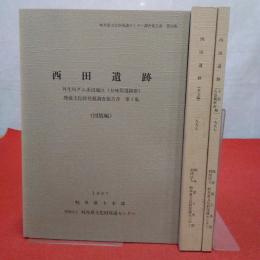 岐阜県文化財保護センター調査報告書第29集 西田遺跡  丹生川ダム水没地区(五味原遺跡群)埋蔵文化財発掘調査報告書 第1集 （土器・石器観察表編）（本文編）（図版編） 全3巻揃い