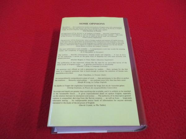A Grammar of contemporary English 【洋書】(Randolph Quirk , Sidney