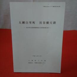 千葉県文化財センター調査報告第432集 大網白里町 宮谷横穴群 地方特定道路設備埋蔵文化財調査報告書