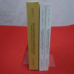 新東京国際空港埋蔵文化財発掘調査報告書13 東峰御幸畑西遺跡 （空港No.61遺跡）第1分冊、第2分冊 全2巻揃い