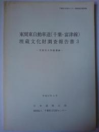 市原市大作頭遺跡 ＜千葉県文化財センター調査報告  東関東自動車道(千葉・富津線)埋蔵文化財調査報告書 第355集  3＞