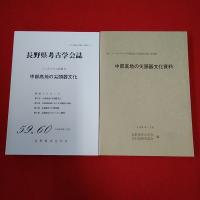 中部高地の尖頭器文化資料 長野県考古学会誌 2冊セット