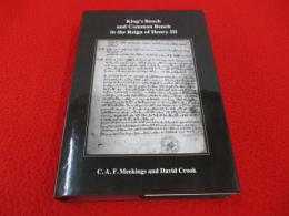 【洋書】 King's bench and common bench in the reign of Henry Ⅲ