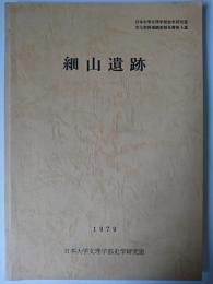 細山遺跡 ＜日本大学文理学部史学研究室文化財発掘調査報告書 第6集＞