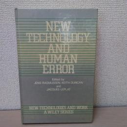 【洋書】　NEW TECHNOLOGY AND HUMAN ERROR : New Technologies and Work : A Wiley Series