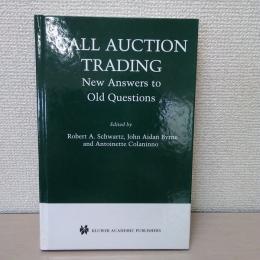 【洋書】　CALL AUCTION TRADING： New Answers to Old Questions