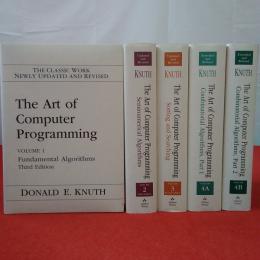 【洋書】 The Art of Computer Programming　1～4B巻まで　5冊セット