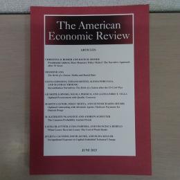 【洋書】　The American Economic Review Vol.113 No.6