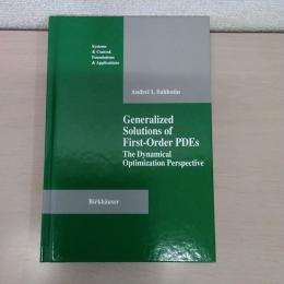 Generalized Solutions of First Order PDEs: The Dynamical Optimization Perspective (Systems & Control: Foundations & Applications)