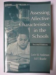 Assessing Affective Characteristics in the Schools オンデマンド版