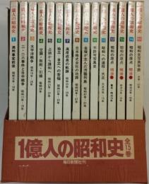 一億人の昭和史　全15巻揃い