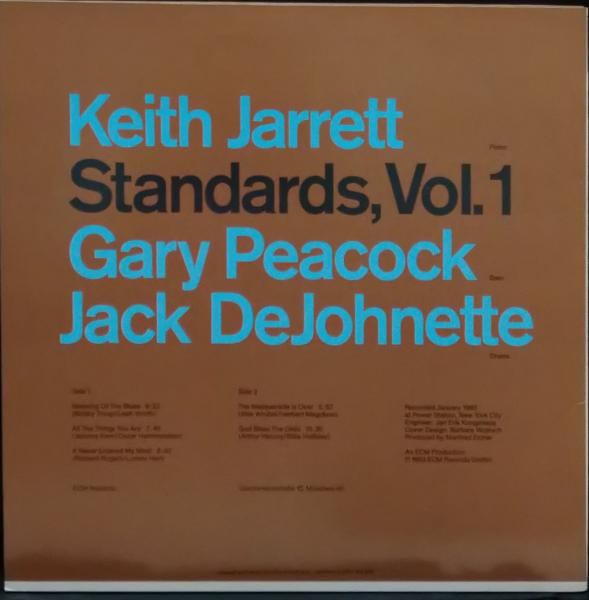 LPレコード STANDARDS, VOL.1 / KEITH JARRETT, GARY