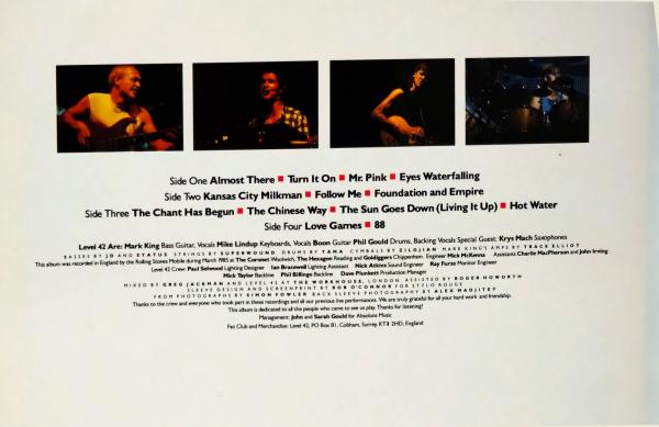 LPレコード A PHYSICAL PRESENCE / LEVEL42 (レヴェル42 超絶の