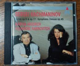 【輸入盤CD】 RACHMANINOV SUITES OP.5&OP17
SYMPHONIC DANCES OP.45
ARGERICH/RABINOVICH