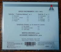 【輸入盤CD】 RACHMANINOV SUITES OP.5&OP17
SYMPHONIC DANCES OP.45
ARGERICH/RABINOVICH