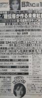 【週刊プレイボーイ】 1987（昭和62）年 10月20日 NO.44
表紙 高井麻巳子