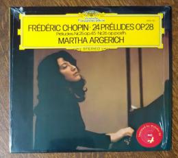 ［中古レコード］ショパン：２４の前奏曲 / マルタ・アルゲリッチ（ピアノ）　
CHOPIN : 24 PRELUDES OP.28 / MARTHA ARGERICH (PIANO)