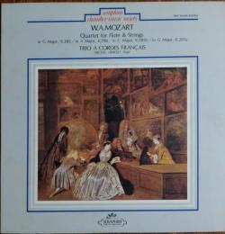 ［中古レコード］モーツァルト 室内楽選集 フルート四重奏曲 MOZART:Quartet for Flute&Strings
