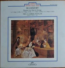 ［中古レコード］モーツァルト 室内楽選集 フルート四重奏曲 MOZART:Quartet for Flute&Strings   
