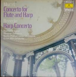 ［中古レコード］モーツァルト：フルートとハープのための協奏曲 ハ長調作品299，ライネッケ：ハープ協奏曲 ホ短調作品182