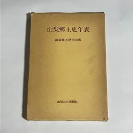 山梨郷土史年表