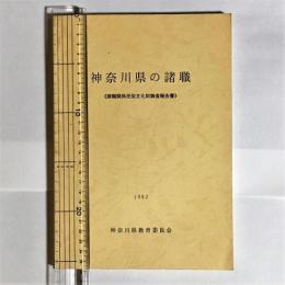 神奈川県の諸職 : 諸職関係民俗文化財調査報告書