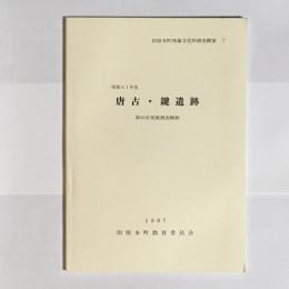 田原本町埋蔵文化財調査概要　唐古・鍵遺跡