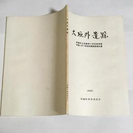 大垣外遺跡 : 箕輪町立箕輪東小学校体育館改築に伴う緊急発掘調査報告書