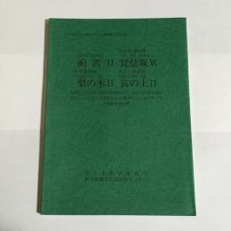 薊沢II ; 枇杷坂遺跡群琵琶坂VI ; 中原遺跡群梨の木II ; 宮の上遺跡群宮の上II