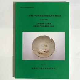 三春城跡第3次調査近世追手門前通遺跡群D地点 : 三春城下町関連遺跡発掘調査報告書(平成11年度)