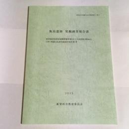 新発田市埋蔵文化財調査報告　第５３　飯島遺跡　発掘調査報告書