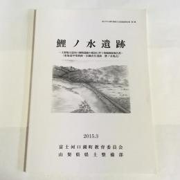 鯉ノ水遺跡 : 主要地方道河口湖精進線の建設に伴う発掘調査報告書