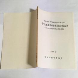 県道府中・琴南線改良工事に伴う備中地遺跡発掘調査報告書 : 付・中寺廃寺確認調査概報