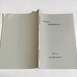 久米池南遺跡発掘調査報告書