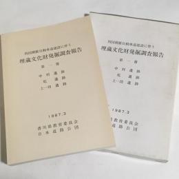 四国横断自動車道建設に伴う埋蔵文化財発掘調査報告