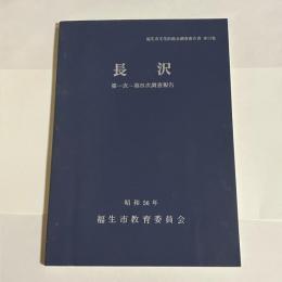 長沢 : 第1次～第4次調査報告