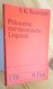 Philosophie und theoretische Linguistik