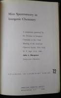 Mass Spectrometry in Inorganic Chemistry ：Advances in Chemistry Series　72