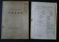軍制学教程　昭和17年重版