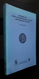Studies on Copular Sentences, Clefts and Pseudo-Clefts