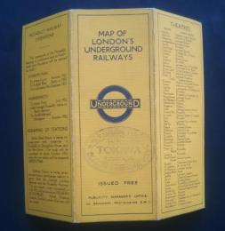 Map of London’　Underground　Railways
