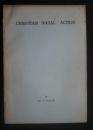 Christian Social Action-a syllabus prepared for students of christian social ethics in the Tokyo Union Theological Seminary