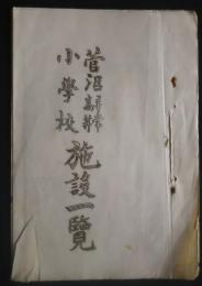 菅沼尋常高等小学校施設一覧(静岡県駿東郡）